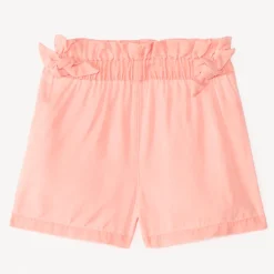 Short en tencel avec nœuds décoratifs pour fille