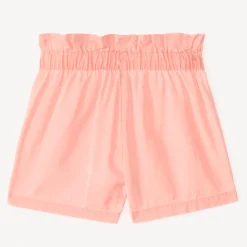 Short en tencel avec nœuds décoratifs pour fille