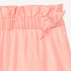 Short en tencel avec nœuds décoratifs pour fille