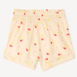 Short en tissu imprimé fantaisie pour fille