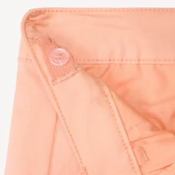 Short en twill uni effet pince pour fille