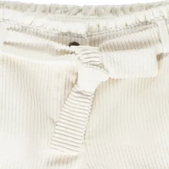 Short en velours côtelé avec ceinture à nouer pour fille