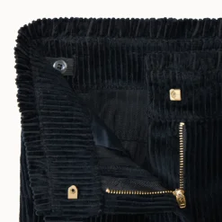 Short en velours côtelé + ceinture à nouer pour fille