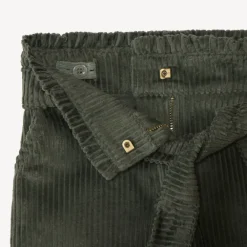 Short en velours côtelé + ceinture à nouer pour fille