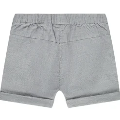 Short à mini carreaux et broderie fleurs pour bébé fille