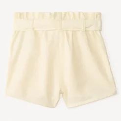 Short à nouer avec broderie cerise pour bébé fille