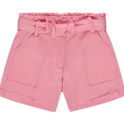 Short paperbag avec ceinture à nouer pour fille