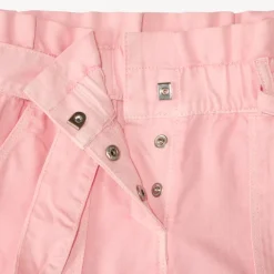 Short paperbag en denim pour fille