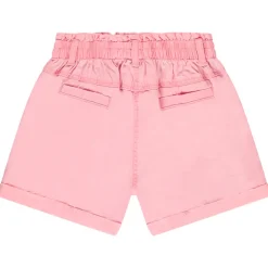 Short uni à taille mockée pour fille