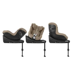 Siège-auto pivotant i-Size Sirona Gi tissu Plus almond beige