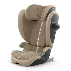 Siège-auto pliable Solution G2 i-Fix tissu Plus almond beige