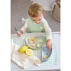 Silicone Section Assiettes Happy Fruits Lemon 3pcs