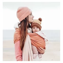 Sling - Petite écharpe sans noeud - Caramel / Nude
