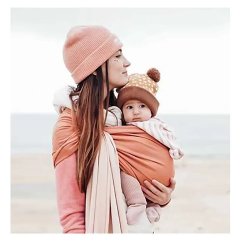 Sling - Petite écharpe sans noeud - Caramel / Nude
