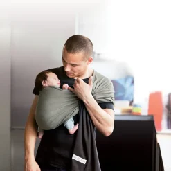 Sling - Petite écharpe sans nœud - Anthracite/Olive