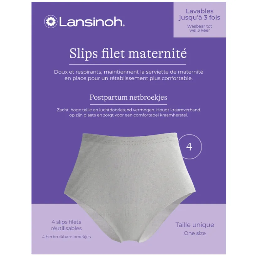 Slips filets Maternité Gris