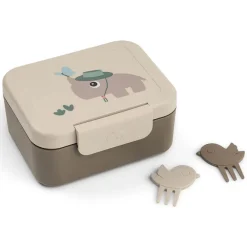 Snackbox avec piques snack Tiny Trails Sable