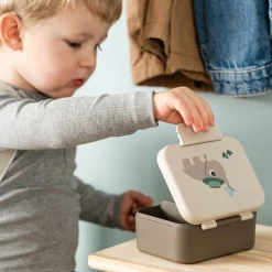 Snackbox avec piques snack Tiny Trails Sable