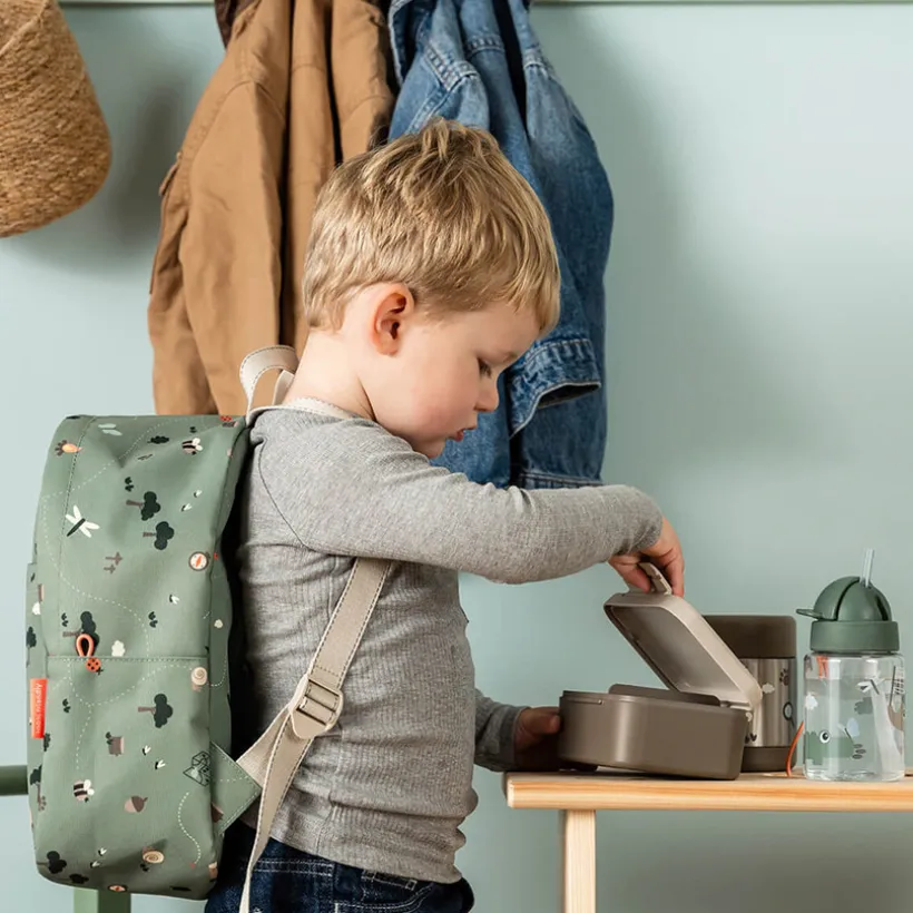 Snackbox avec piques snack Tiny Trails Sable