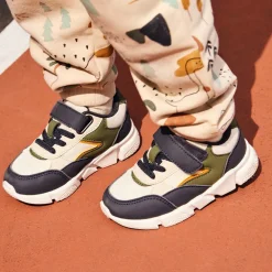 Sneakers à empiècements contrastés pour bébé garçon