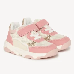 Sneakers à empiècements pailletés pour bébé fille