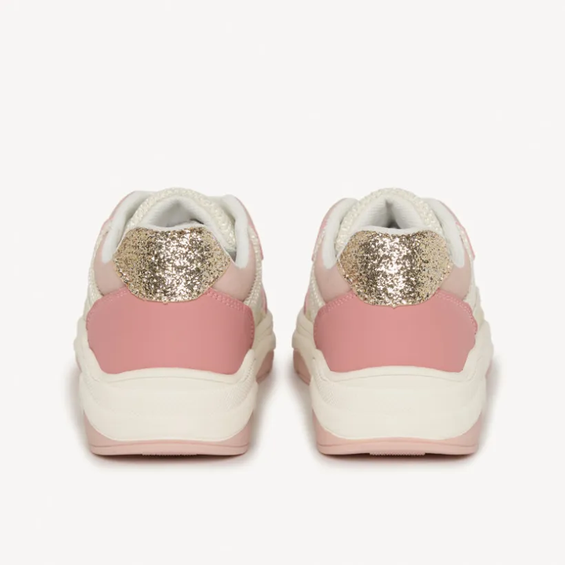 Sneakers à empiècements pailletés pour fille