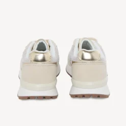 Sneakers étincelantes à touches dorés pour fille