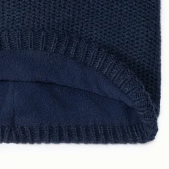 Snood uni en tricot avec doublure micropolaire