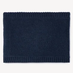 Snood uni en tricot avec doublure micropolaire