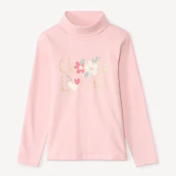 Sous-pull à col roulé fantaisie pour fille