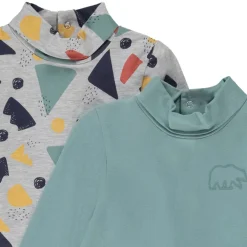 Sous-pull col roulé imprimé fantaisie pour bébé garçon