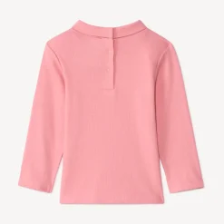 Sous-pull col roulé à message pailleté pour bébé fille