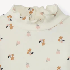 Sous-pull imprimé fleuri pour bébé fille