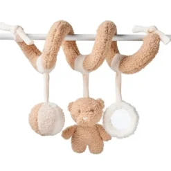 Spirale Teddy bouclette - Ecru/Caramel