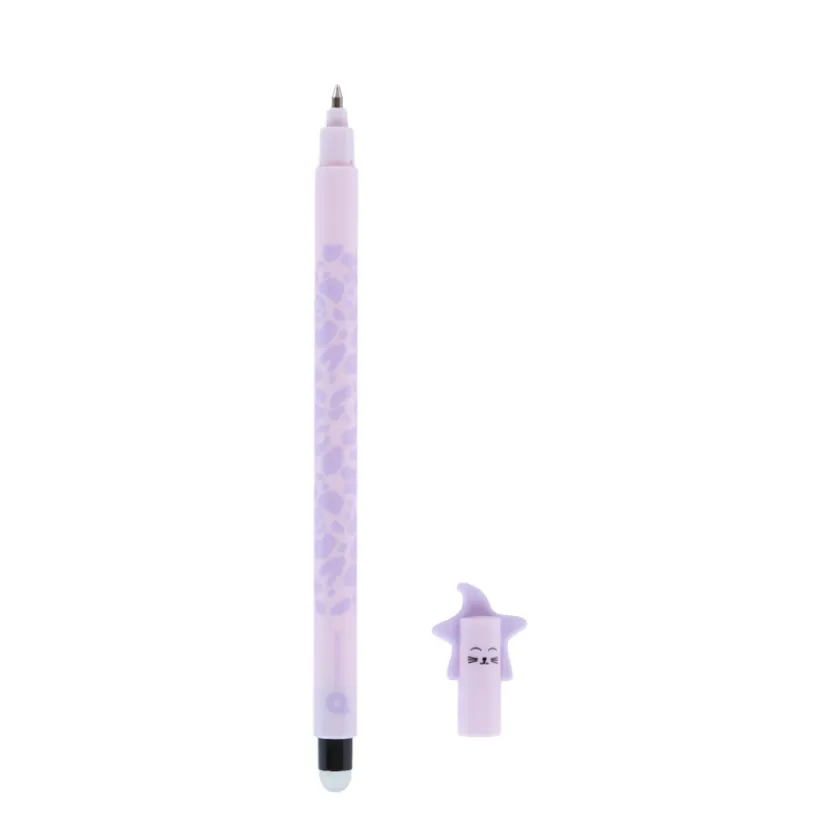 Stylo chat à encre gel effaçable