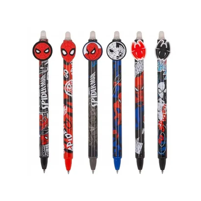 Stylo gel effaçable bleu Spider-Man Marvel (modèle aléatoire)