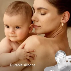 Sucette Dynamic Silicone 0-3m Light Grey/Dark Grey