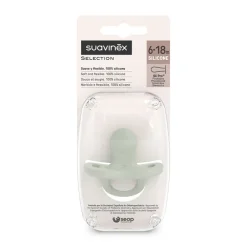 Sucette réversible en silicone Colour Essence 6-18M Vert