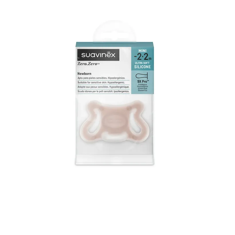 Sucette Zero.Zero avec tétine symétrique en silicone SX Pro Prématuré-2M light