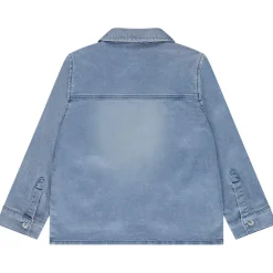 Surchemise effet denim à poches pour garçon