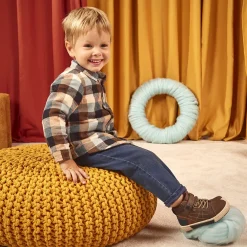 Surchemise en flanelle à carreaux pour bébé garçon