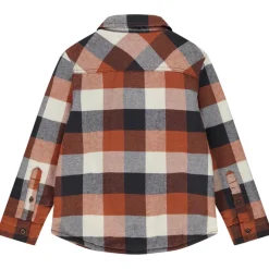 Surchemise en flanelle doublé sherpa à carreaux pour garçon