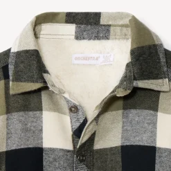 Surchemise flanelle doublée à carreaux pour garçon