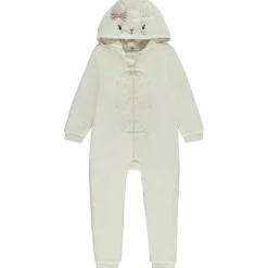 Surpyjama en sherpa avec capuche fantaisie chat pour fille