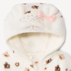 Surpyjama en sherpa avec capuche fantaisie pour fille