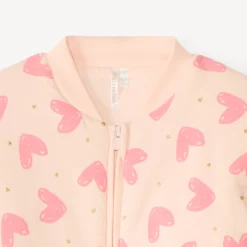 Surpyjama imprimé à manches amovibles pour bébé fille