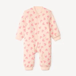 Surpyjama imprimé à manches amovibles pour bébé fille