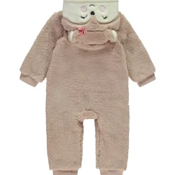 Surpyjama ludique renarde en sherpa pour bébé fille