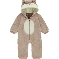 Surpyjama ludique renarde en sherpa pour bébé fille