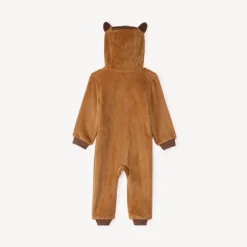 Surpyjama ludique renard en sherpa pour bébé garçon